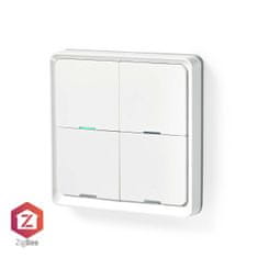 Nedis Stikalo SmartLife | Zigbee 3.0 | Stenski nosilec | Android/IOS | Plastika | Bela 