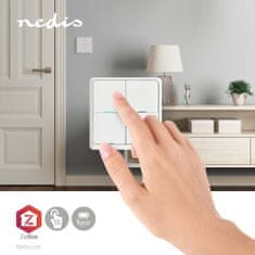 Nedis Stikalo SmartLife | Zigbee 3.0 | Stenski nosilec | Android/IOS | Plastika | Bela 