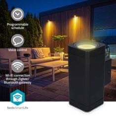 Nedis Zunanja luč Smartlife | 760 lm | Bluetooth | 8,5 W | Toplo do hladno belo | 2700 - 6500 K | ABS | Android/IOS 
