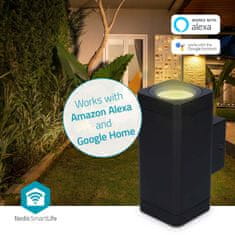 Nedis Zunanja luč Smartlife | 760 lm | Bluetooth | 8,5 W | Toplo do hladno belo | 2700 - 6500 K | ABS | Android/IOS 