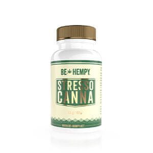 Be hempy Konopljin cvet z dodanimi vitamini skupine B – StressoCanna, 60 kapsul