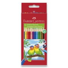 Faber-Castell trikotne barvice 12 barv + ostirek