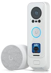 Ubiquiti UVC-G4 Doorbell Pro PoE Kit - G4 Doorbell Professional PoE Kit - Bela