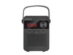 Carneo F90 FM radio, BT zvočnik, črna/drevo