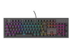 Genesis mehanska gaming tipkovnica THOR 303/RGB/Outemu Peach Silent/Wired USB/US layout/Black