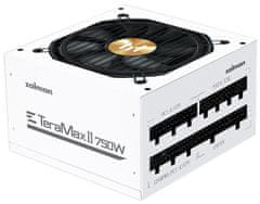 Zalman Zalmanov napajalnik ZM750-TMX2 WH/ 750W / ATX3.0 / aktivni PFC / modularni / 80 Plus Gold / bel