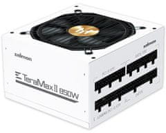 Zalman Zalmanov napajalnik ZM850-TMX2 WH/ 850W / ATX3.0 / aktivni PFC / modularni / 80 Plus Gold / bel