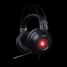 A4Tech Bloody G525 gaming slušalke z mikrofonom, osvetljene, 7.1, SW, USB, črne