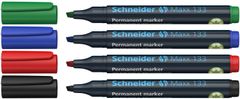 Schneider Permanentni marker Maxx 133, 4 barve