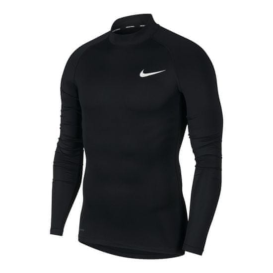 Nike Majice obutev za trening črna XXL Top Tight LS Mock
