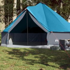 shumee Družinski šotor tipi za 8 oseb moder vodoodporen
