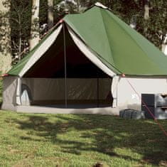 shumee Družinski šotor tipi za 8 oseb zelen vodoodporen