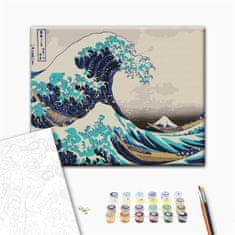 Rayher.	 Slikanje po številkah; Veliki val v Kanagawi. Hokusai
