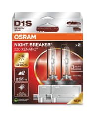 Osram ksenonska žarnica D1S 66140XN2-2HB NIGHT BREAKER LASER +220% BOX