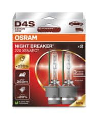 Osram Xenonska sijalka D4S 12/24V 66440XN2-2HB NIGHT BREAKER LASER +220% BOX