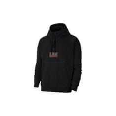 Nike Športni pulover črna 178 - 182 cm/M M J 23ENG Flc PO Hoodie