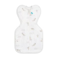 LOVE TO DREAM Swaddle UP - velikost XS - smetana/ zajec ETAP1 - 1 TOG Original