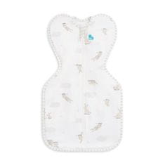 LOVE TO DREAM Swaddle UP - velikost M - smetana/ zajec ETAP1 - 1 TOG Original