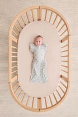 LOVE TO DREAM Swaddle UP Velik povoj. M olive/ zvezde, FAZA 1 - 0,2 TOG Bamboo Lite