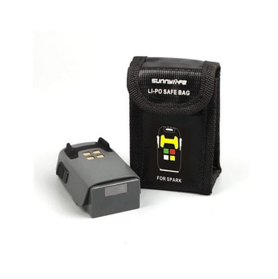 YUNIQUE GREEN-CLEAN Varnostna torba za LiPo baterije, 1 kos, ognjevaren in eksplozijsko odporen, mere 50x45x80 mm | Idealno za DJI Spark RC baterijo