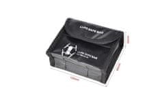 YUNIQUE GREEN-CLEAN Varnostna torba za RC baterije | Zaščitni etui proti eksploziji Lipo | Ognjevarno polnilno torbo | Idealno za DJI Mavic Air | Dimenzije 120x90x50 mm