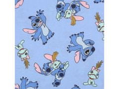 Disney Stitch Disney Modra pižama s kratkimi rokavi, poletna, bombažna ženska pižama S