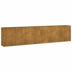 Vidaxl Vrtna visoka greda 360x40x80 cm corten jeklo