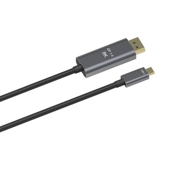 Verkgroup kabel USB-C v DisplayPort, 8K 4K 2K 1,8m DSP 1.4