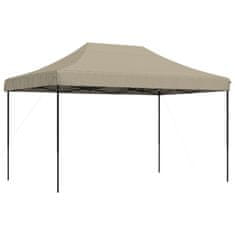 Vidaxl Zložljivi pop-up šotor za zabave taupe 440x292x315 m
