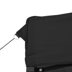 Vidaxl Zložljivi pop-up šotor za zabave črn 200x200x306 cm
