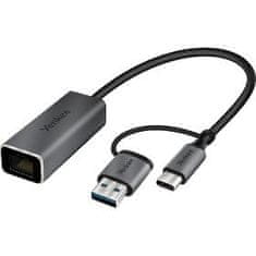 Yenkee YTC 013 USB C do RJ-45 Ethernet