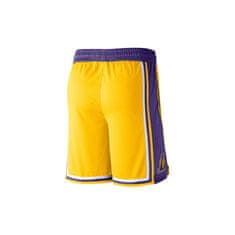 Nike Hlače košarkaška obutev rumena 188 - 192 cm/XL Nba Los Angeles Lakers Swingman