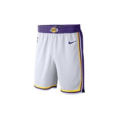 Nike Hlače košarkaška obutev bela 193 - 197 cm/XXL Nba Los Angeles Lakers Swingman