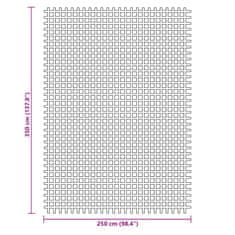 Vidaxl Podloga za kampiranje modra 3,5x2,5 m