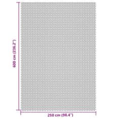 Vidaxl Podloga za kampiranje krem 6x2,5 m