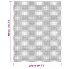 Vidaxl Podloga za kampiranje krem 4x2 m