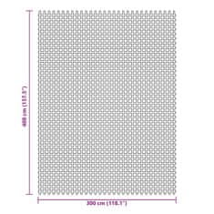Vidaxl Podloga za kampiranje zelena 4x3 m