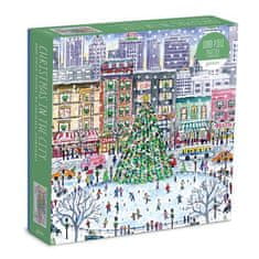 Galison Puzzle Božič v mestu 1000 kosov