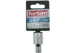 Fortum Vtična glava 1/2", 8mm, L 38mm