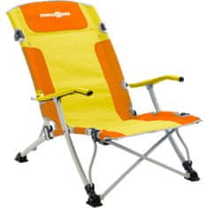 Bula XL stol za kampiranje, oranžno/rumen (0404149N,C85)
