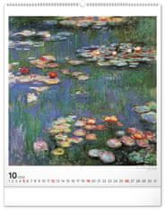 Notique Stenski koledar Claude Monet 2025, 48 x 56 cm