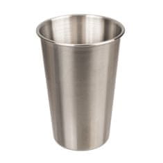 Silver Tools Inox potovalna skodelica za kavo s silikonskim trakom in pokrovom 500ml