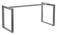 STEMA Kovinski okvir za mizo NY-A131. Dolžina nastavljiva. Noga "O". Dimenzije 100-160x60x72,5 cm. Siva.
