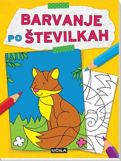 Učila Barvanje po številkah 2 - Rumena