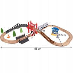 Northix Lesena železnica - 3,2 m 