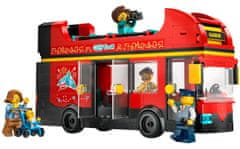 LEGO Rdeči dvonadstropni mestni avtobus 60407 za ogled znamenitosti