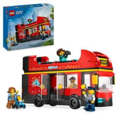 LEGO Rdeči dvonadstropni mestni avtobus 60407 za ogled znamenitosti