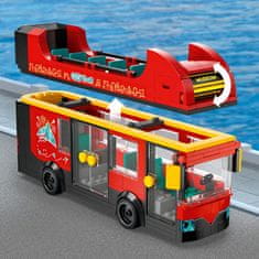 LEGO Rdeči dvonadstropni mestni avtobus 60407 za ogled znamenitosti