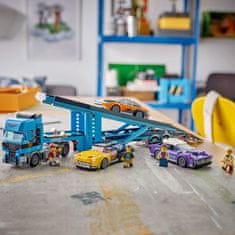 LEGO City 60408 Tovornjak za prevoz športnih avtomobilov