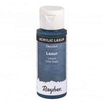 Rayher.	 Barvna lazura za les, royal modra, 59ml